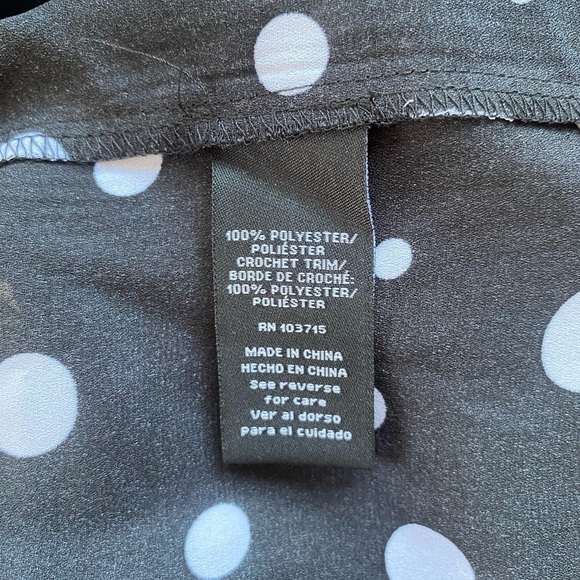 Zac & Racheal polkadotted blouse SZ LRG - Picture 6 of 6